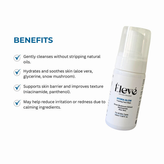 HYDRA GLOW FOAMING FACE WASH