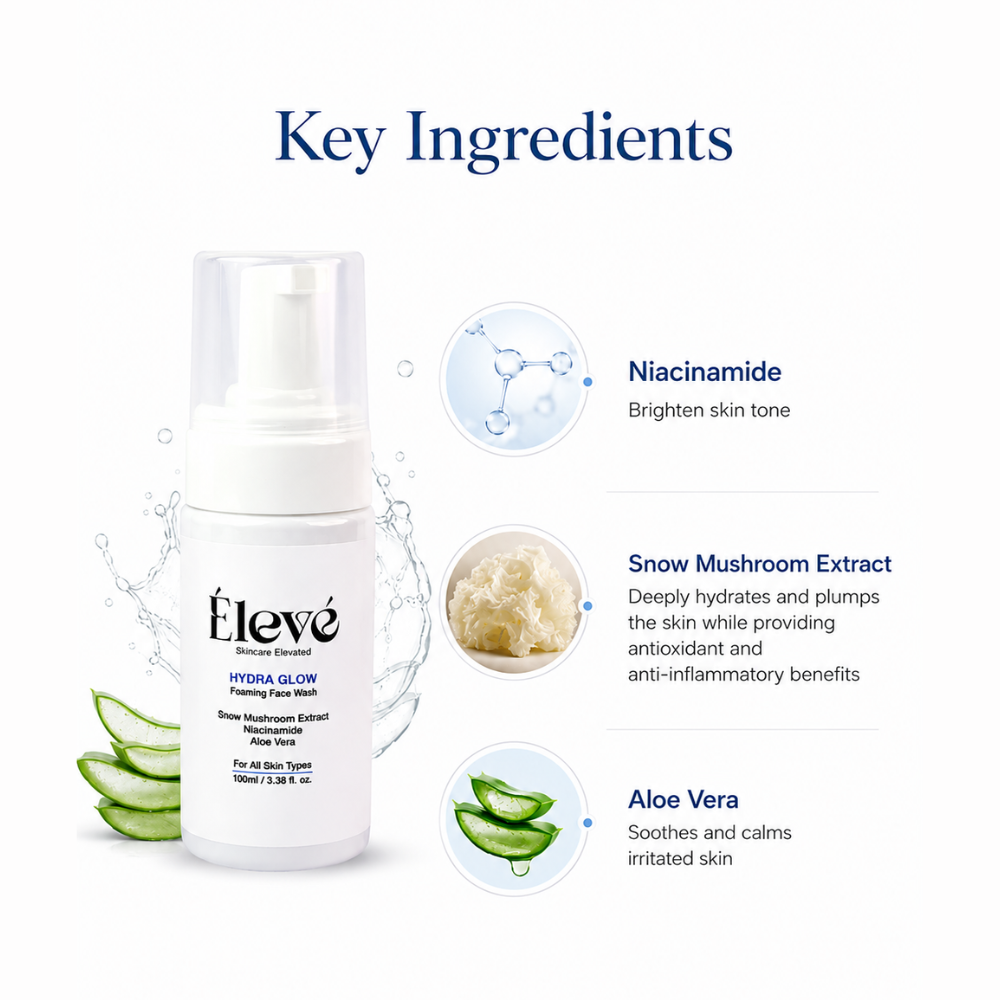 HYDRA GLOW FOAMING FACE WASH - 100ml