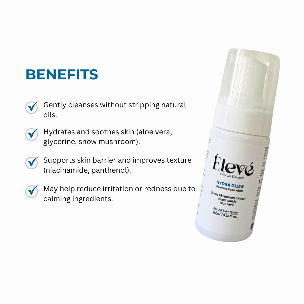 HYDRA GLOW FOAMING FACE WASH - 100ml