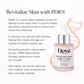 Eleve PDRN Pink Peptide Serum explaining PDRN benefits for skin repair, elasticity, firmness, and overall skin strength